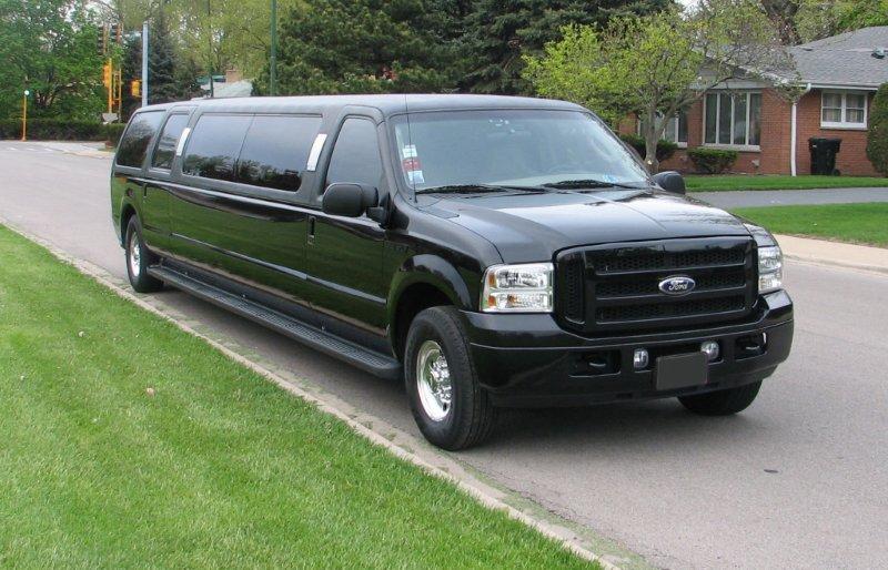 2005 Ford Excursion QVM Krystal Stretch Limousine SUV 