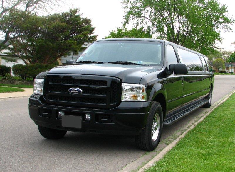 2005 Ford Excursion QVM Krystal Stretch Limousine SUV 